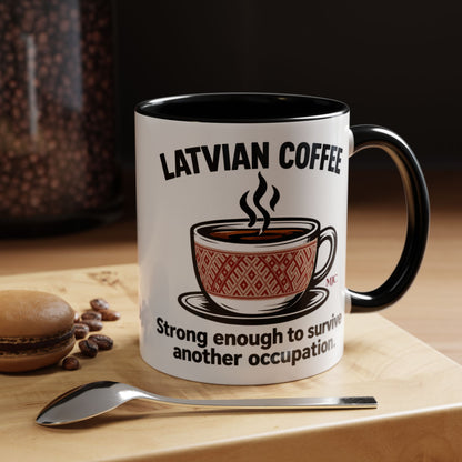 Latvian Coffee Mug | Funny Latvian Heritage Gift | BalticAF