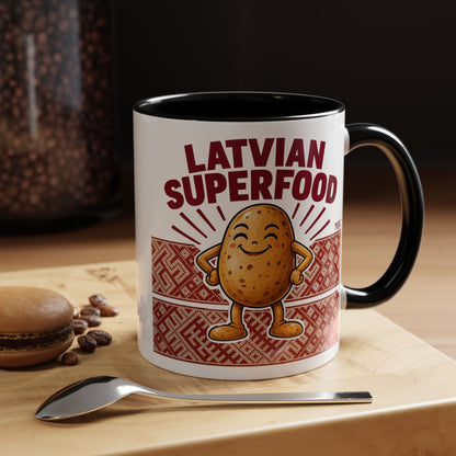 Latvian Superfood Mug | Funny Potato Gift | BalticAF