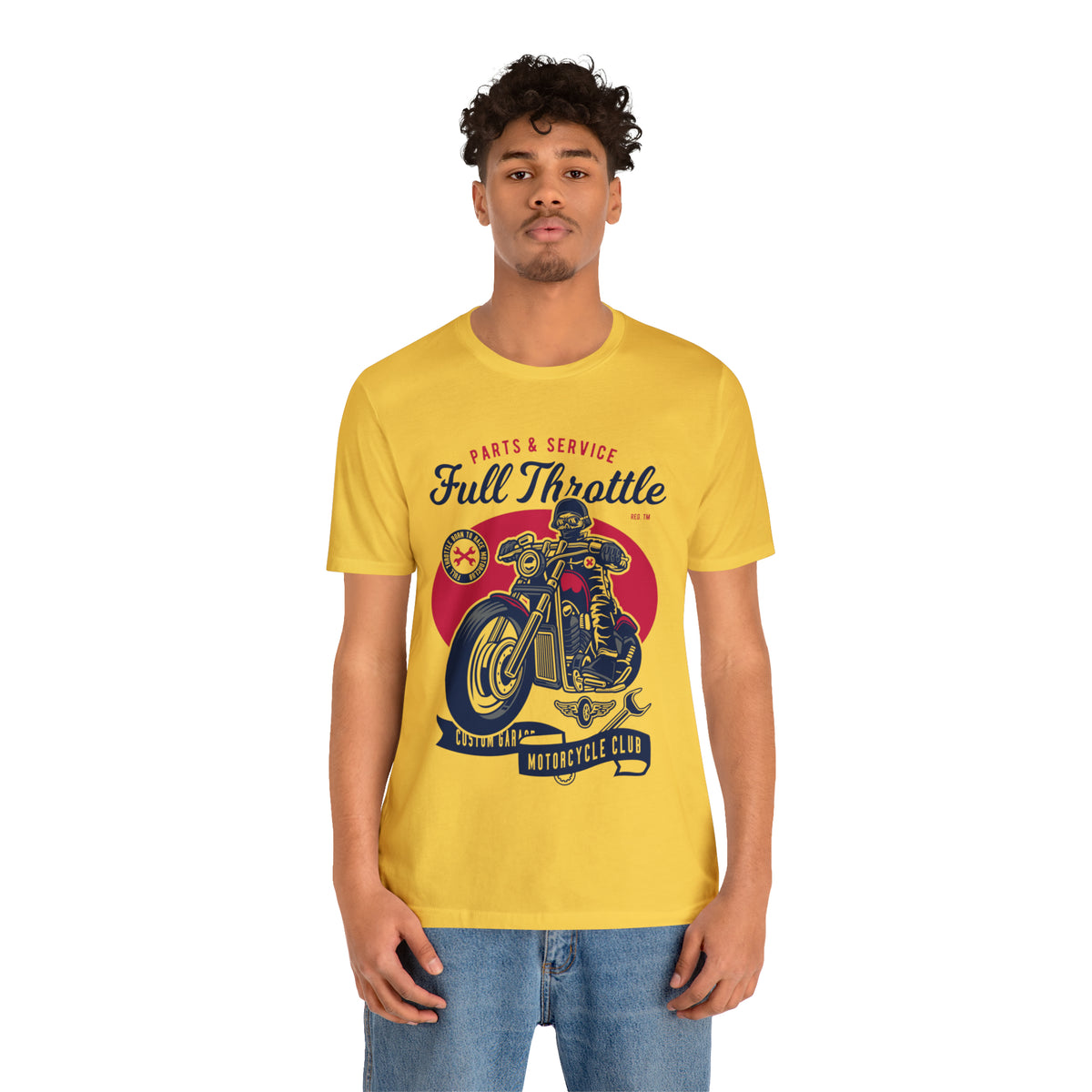 FULL THROTTLE Parts & Service - Unisex Jersey Short Sleeve Tee