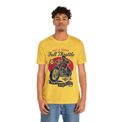 FULL THROTTLE Parts & Service - Unisex Jersey Short Sleeve Tee