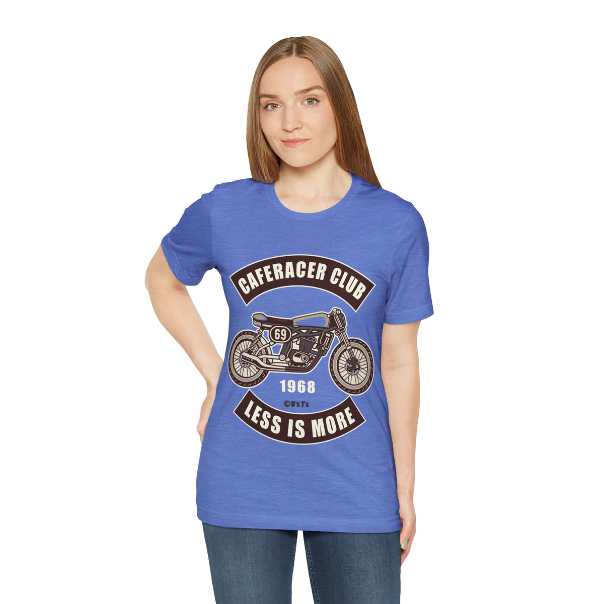 CAFE RACE CLUB Less is More - Unisex Jersey Short Sleeve Tee