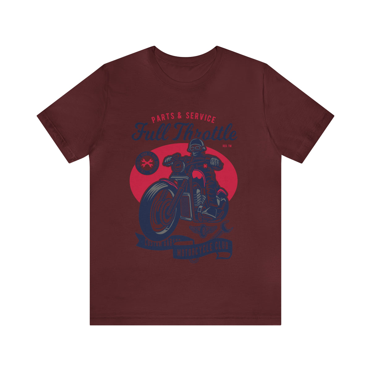 FULL THROTTLE Parts & Service - Unisex Jersey Short Sleeve Tee