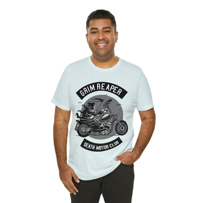 GRIM REAPER Death Motor Club - Unisex Jersey Short Sleeve Tee