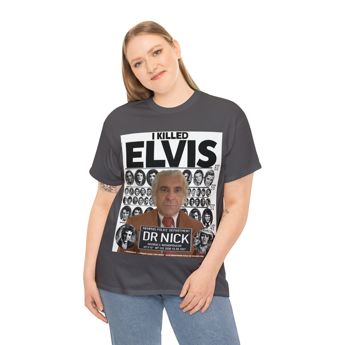I KI**** ELVIS  - Unisex Heavy Cotton Tee - AUS