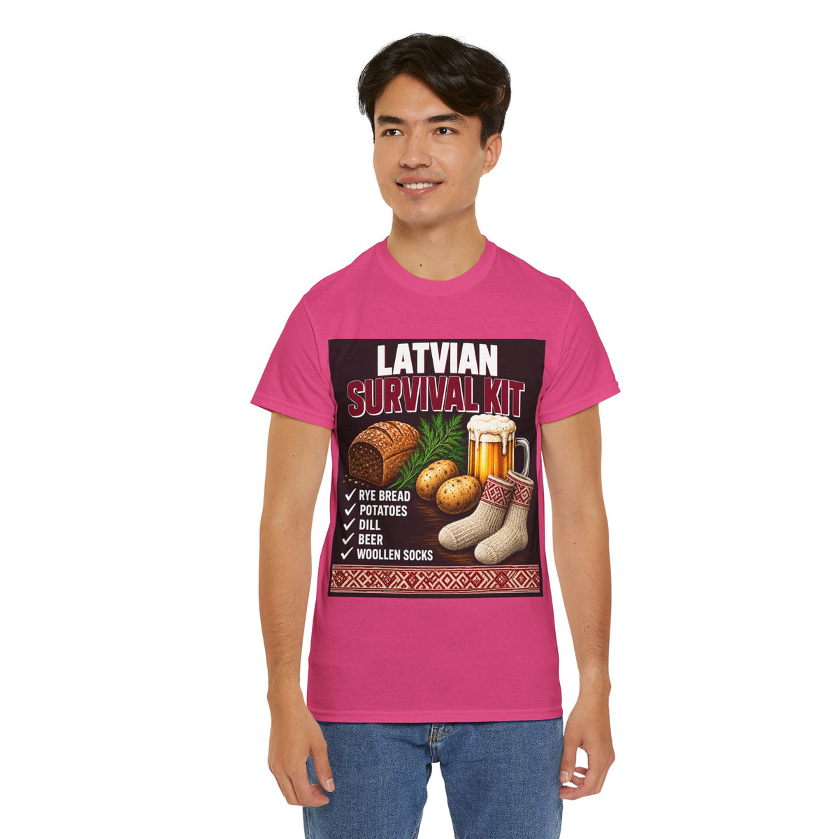 Latvian Survival Kit T-Shirt | Funny Latvian Gift | BalticAF