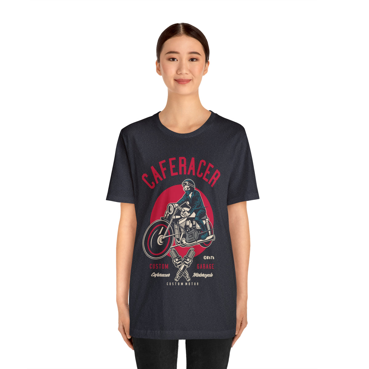 CAFE RACER Custom Garage - Unisex Jersey Short Sleeve Tee