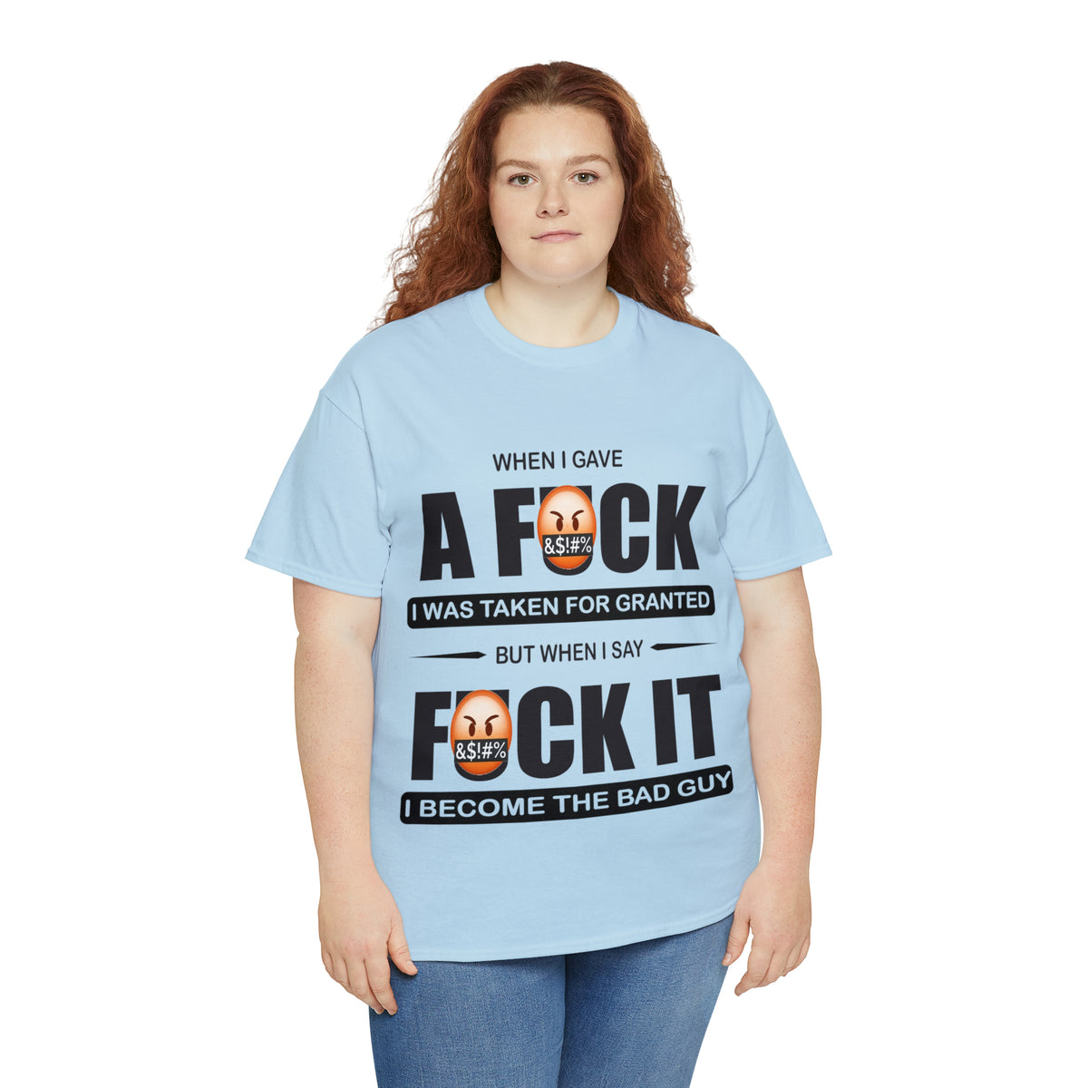 WHEN I GAVE A F***  - Funny Unisex Heavy Cotton Tee - AUS
