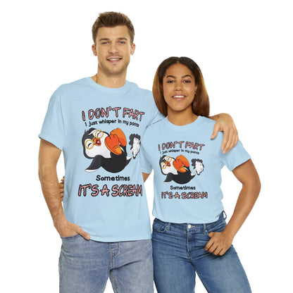 I DON'T FA*T - Funny Unisex Heavy Cotton Tee - USA