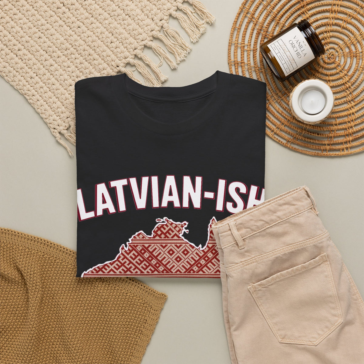 Latvian-ISH Australian T-Shirt | Funny Latvian Heritage Gift | BalticAF