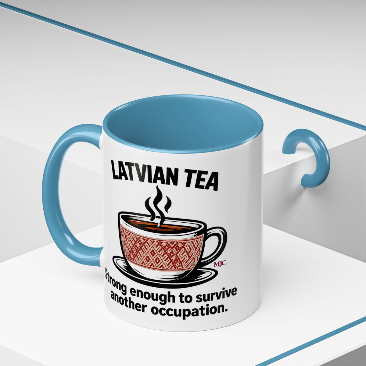 Latvian Tea Mug | Latvian Heritage & Humour Gift | BalticAF