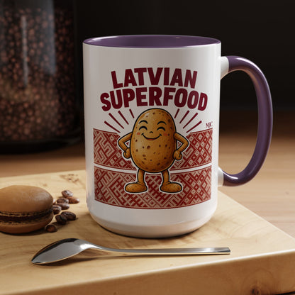 Latvian Superfood Mug | Funny Potato Gift | BalticAF
