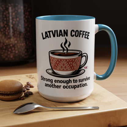 Latvian Coffee Mug | Funny Latvian Heritage Gift | BalticAF