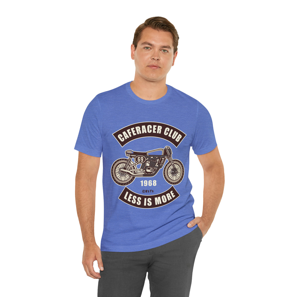 CAFE RACE CLUB Less is More - Unisex Jersey Short Sleeve Tee