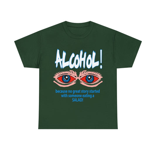 "ALC****" vs Salad  - Funny Shirt - Unisex Heavy Cotton Tee - USA