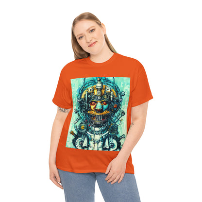 CYBERPUNK STEAMPUNK AUTON - Airt on a Shirt  - Unisex Heavy Cotton Tee - AUS