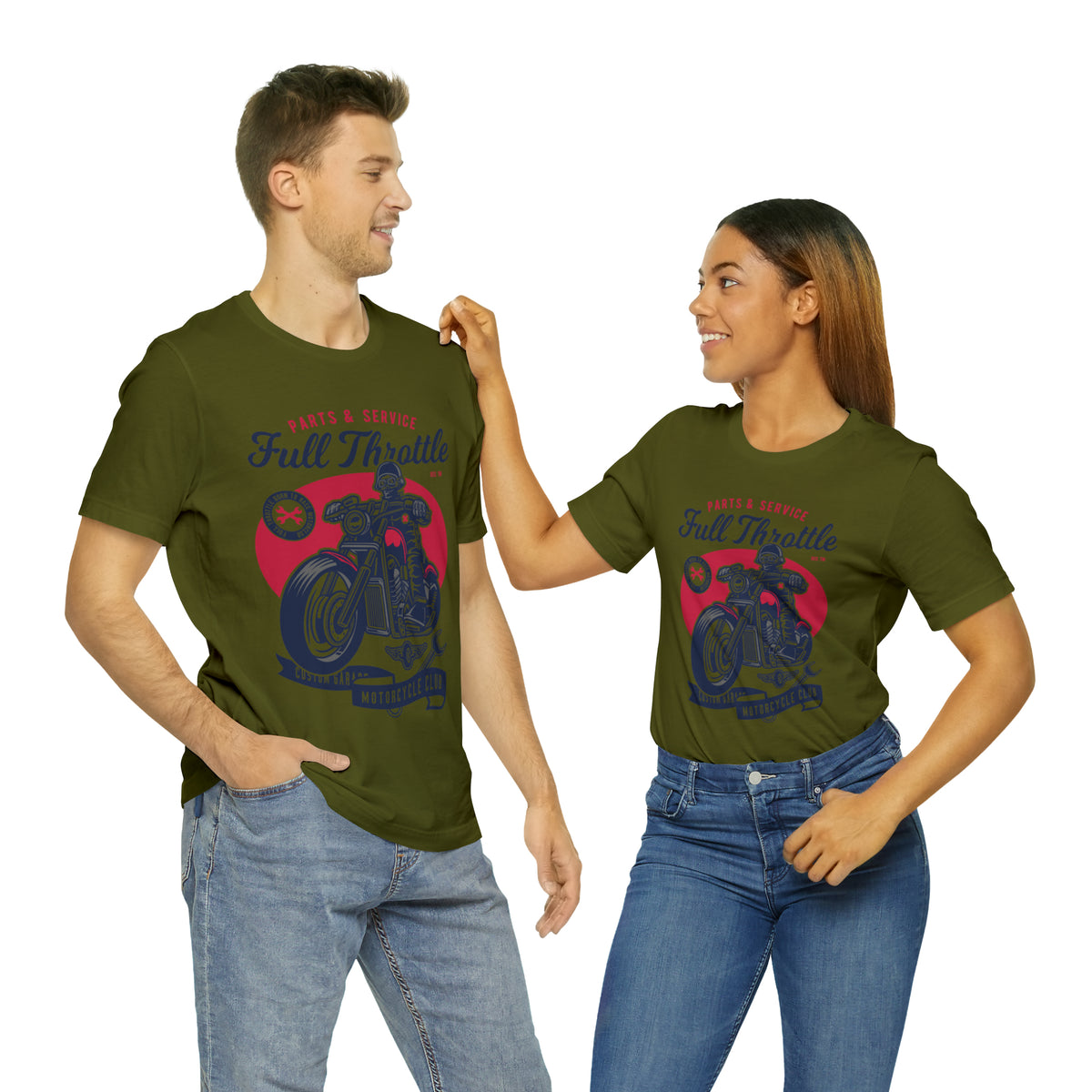FULL THROTTLE Parts & Service - Unisex Jersey Short Sleeve Tee