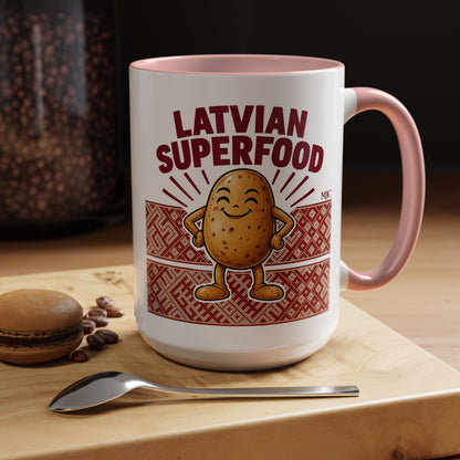 Latvian Superfood Mug | Funny Potato Gift | BalticAF