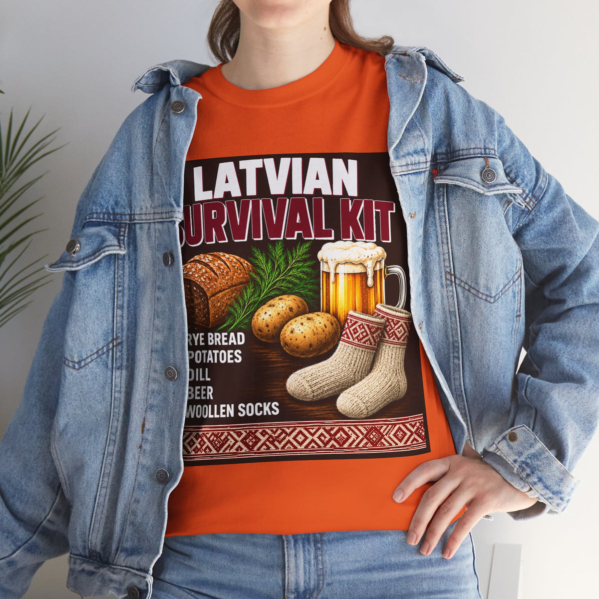 Latvian Survival Kit T-Shirt | Funny Latvian Gift | BalticAF