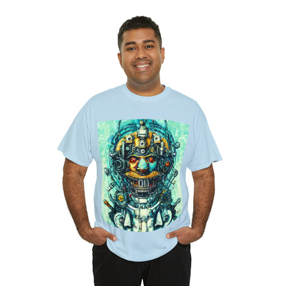 CYBERPUNK STEAMPUNK AUTON - Airt on a Shirt  - Unisex Heavy Cotton Tee - AUS