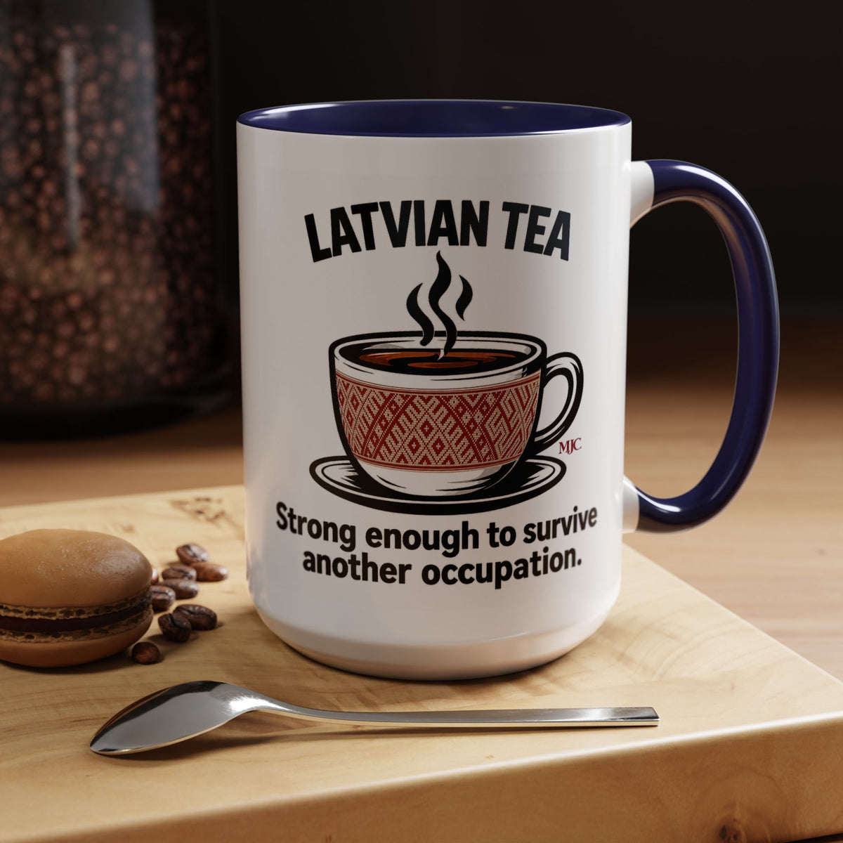 Latvian Tea Mug | Latvian Heritage & Humour Gift | BalticAF