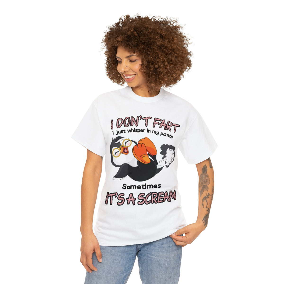 I DON'T FA*T - Funny Unisex Heavy Cotton Tee - USA