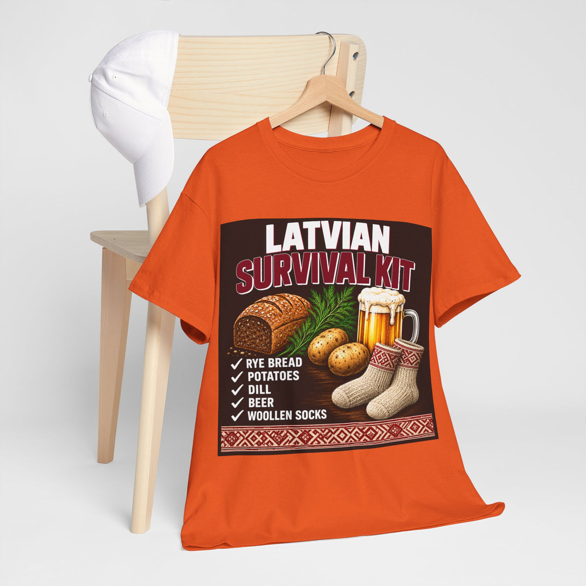 Latvian Survival Kit T-Shirt | Funny Latvian Gift | BalticAF