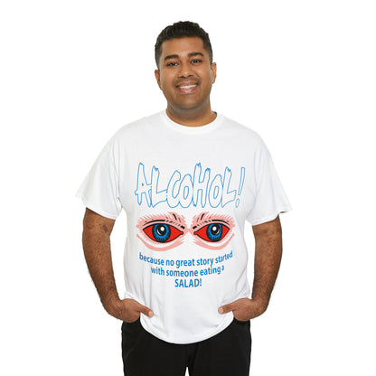"ALC****" vs Salad  - Funny Shirt - Unisex Heavy Cotton Tee - USA