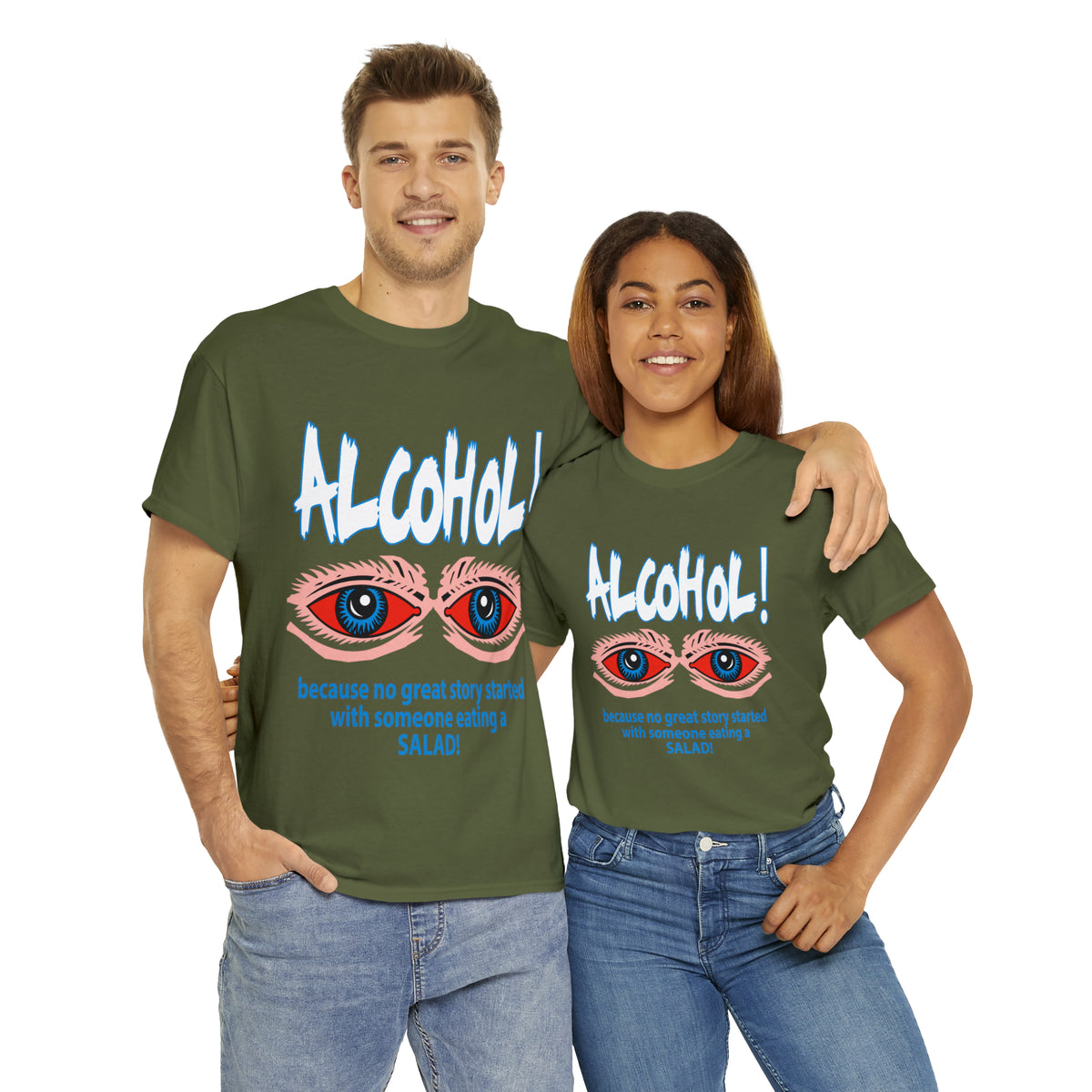 "ALC****" vs Salad - Funny Unisex Heavy Cotton Tee - AUS