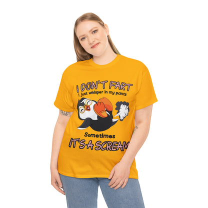 I DON'T FA*T  - Funny Unisex Heavy Cotton Tee - AUS
