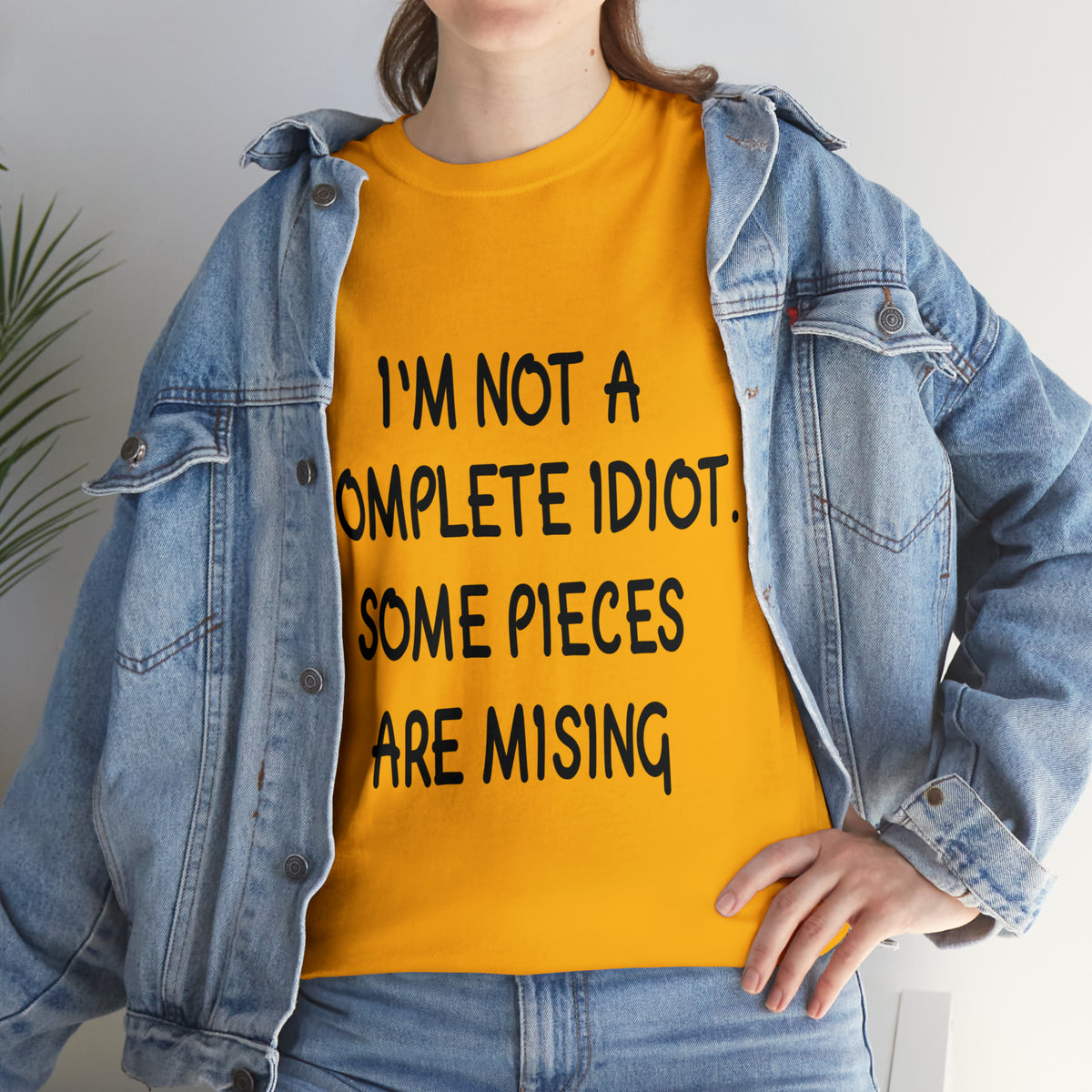 I'M NOT A COMPLETE ID*** - Unisex Heavy Cotton Tee - AUS