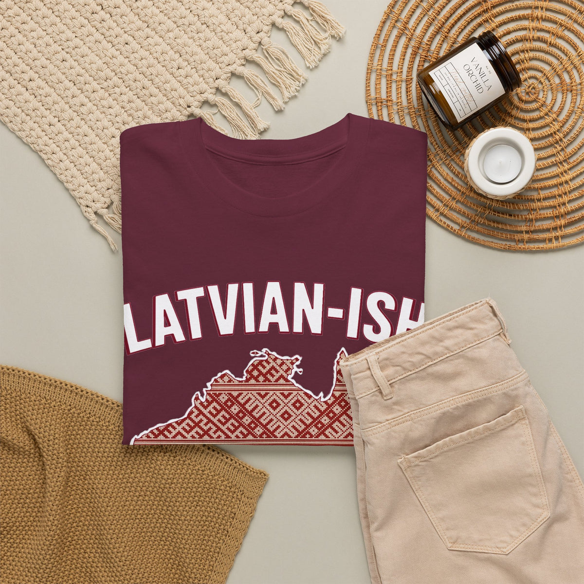 Latvian-ISH Australian T-Shirt | Funny Latvian Heritage Gift | BalticAF