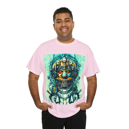 CYBERPUNK STEAMPUNK AUTON - Airt on a Shirt  - Unisex Heavy Cotton Tee - AUS