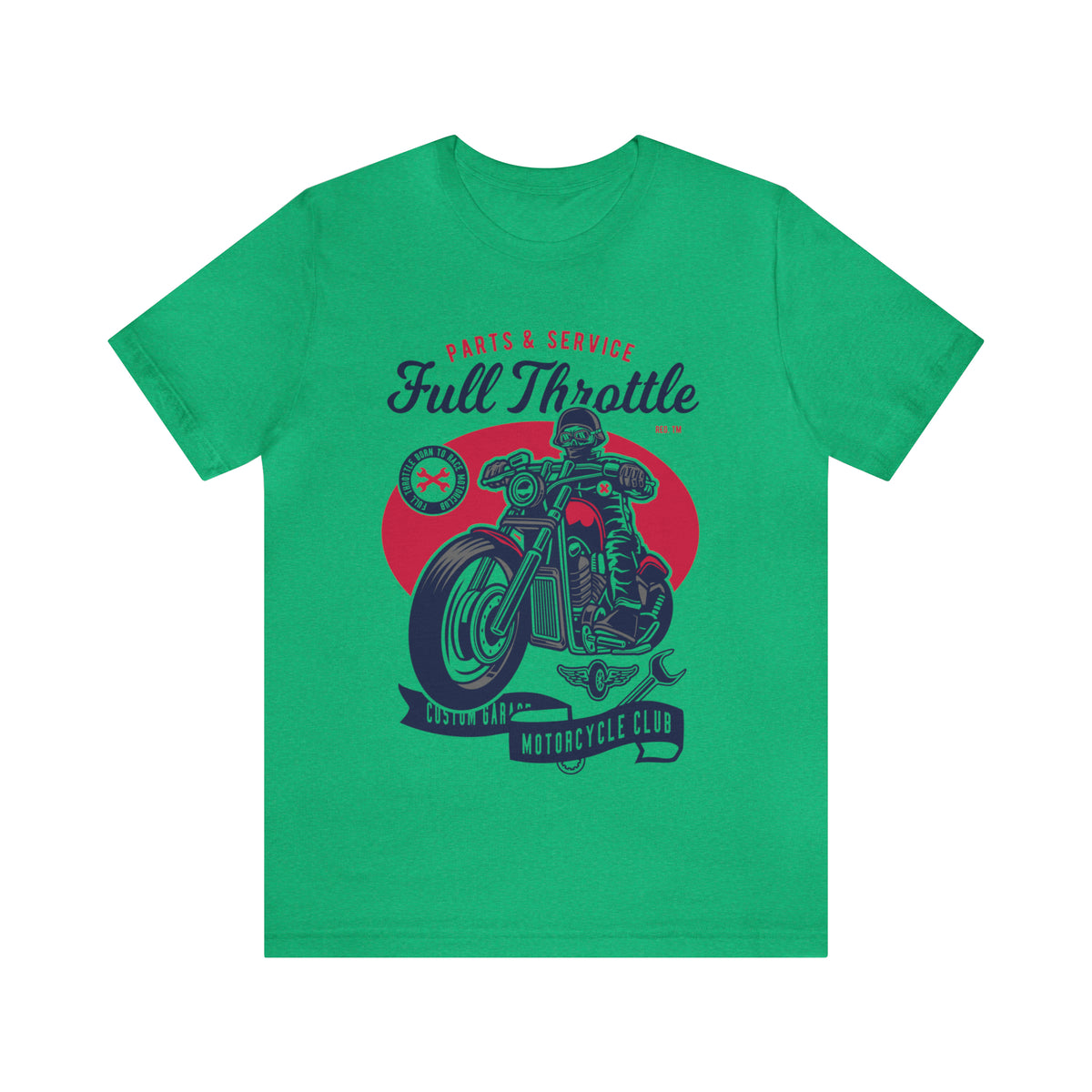 FULL THROTTLE Parts & Service - Unisex Jersey Short Sleeve Tee