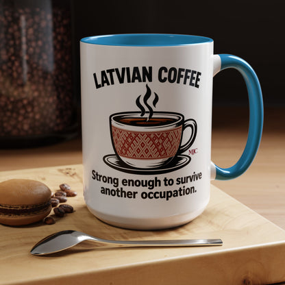 Latvian Coffee Mug | Funny Latvian Heritage Gift | BalticAF