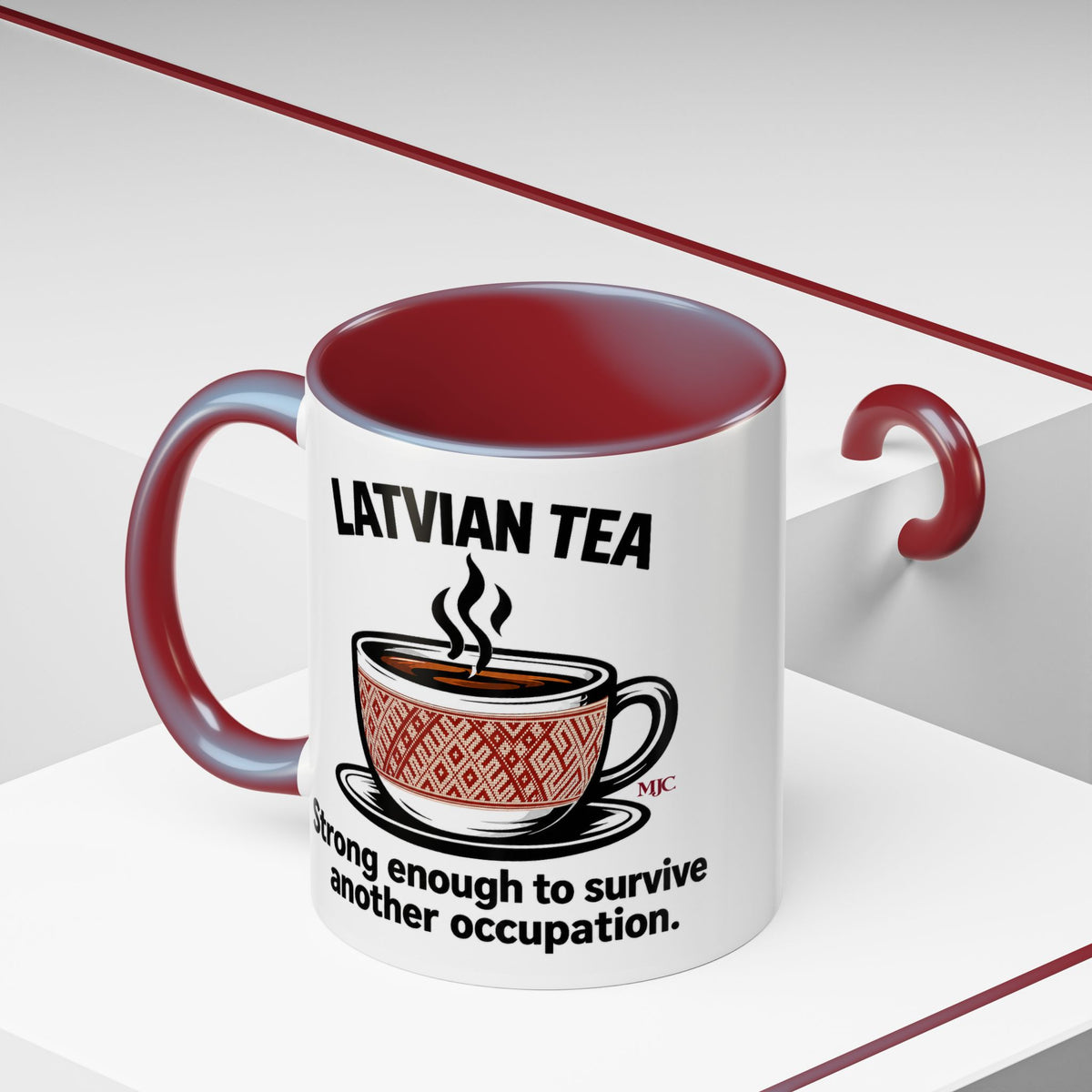 Latvian Tea Mug | Latvian Heritage & Humour Gift | BalticAF