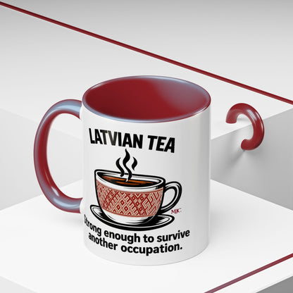 Latvian Tea Mug | Latvian Heritage & Humour Gift | BalticAF