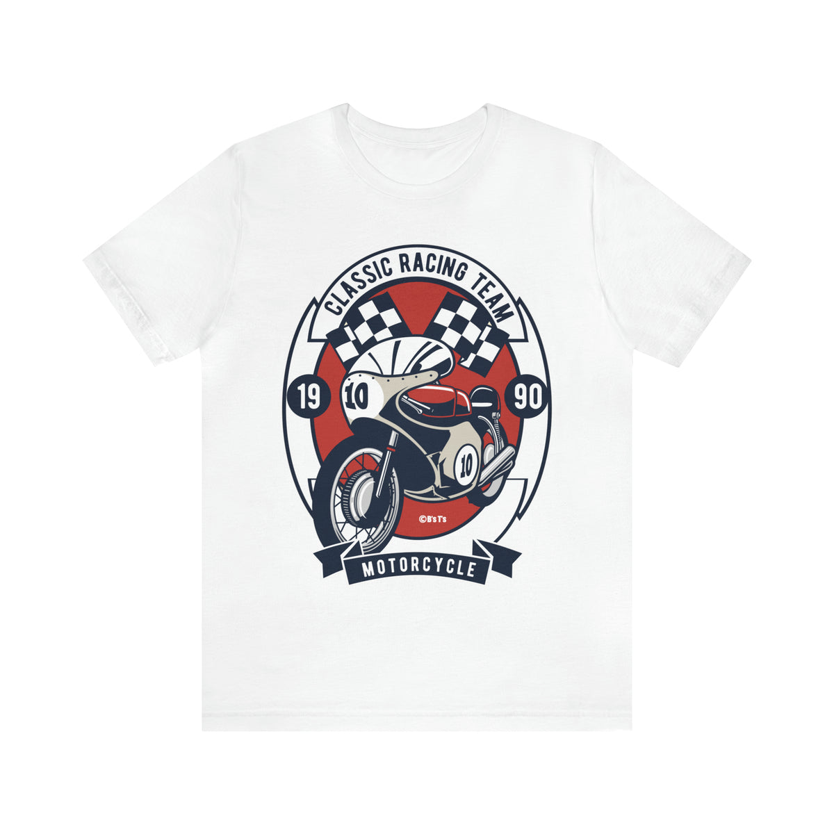 CLASSIC MOTORCYCLE RACING TEAM - Unisex Jersey Short Sleeve Tee