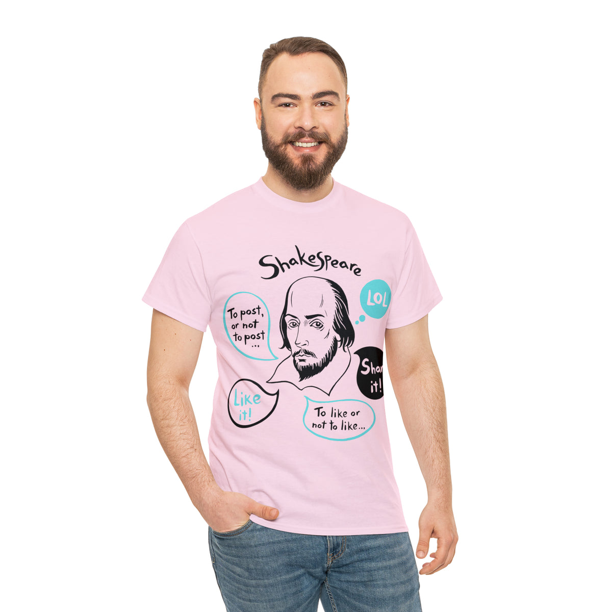 21st Century SHAKESPEARE  (light) - Unisex Heavy Cotton Tee