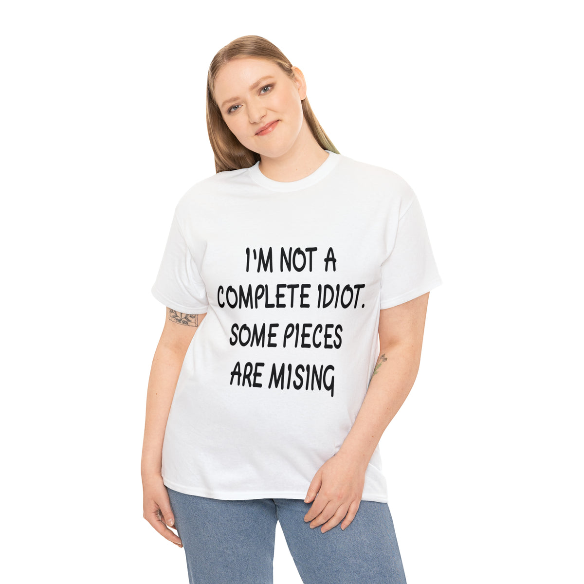 I'M NOT A COMPLETE ID*** - Unisex Heavy Cotton Tee - AUS