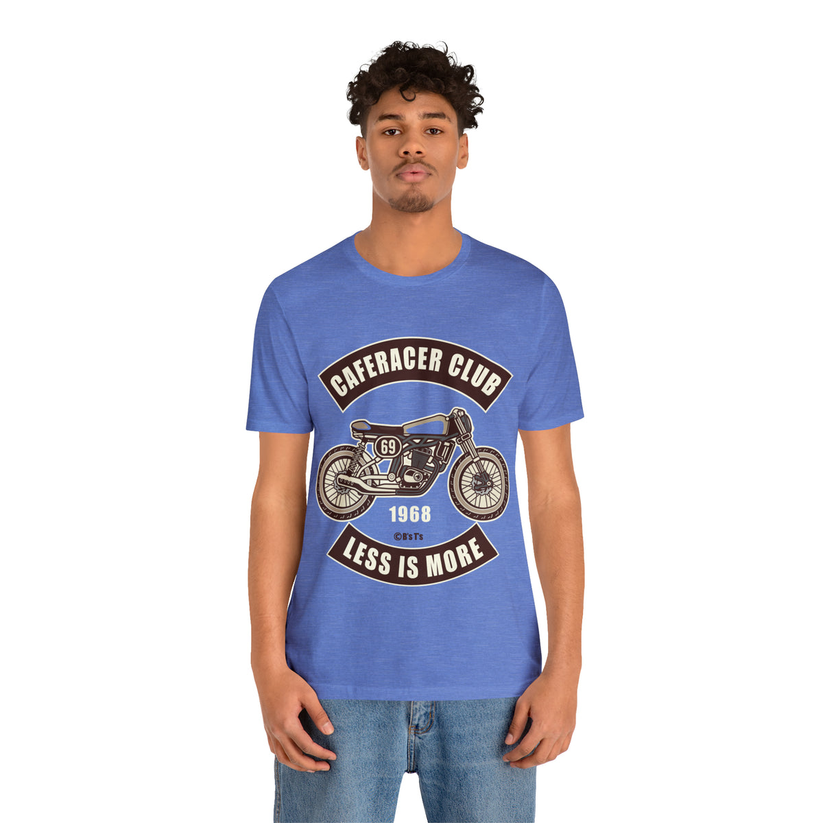 CAFE RACE CLUB Less is More - Unisex Jersey Short Sleeve Tee