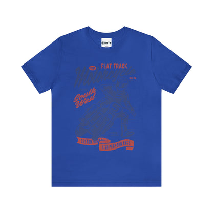 FLAT TRACK MOTORCYCLE - Unisex Jersey Short Sleeve Tee