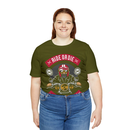 BIKER LIFESTYLE - Ride or Die - Unisex Jersey Short Sleeve Tee