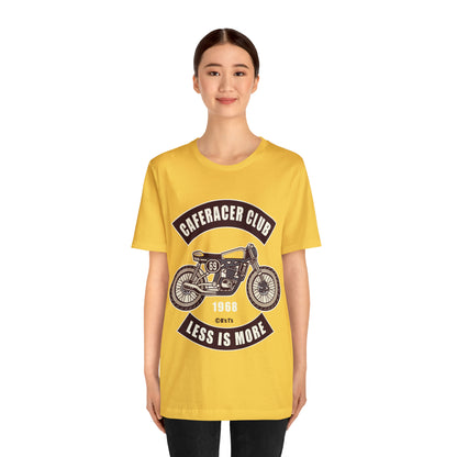 CAFE RACE CLUB Less is More - Unisex Jersey Short Sleeve Tee