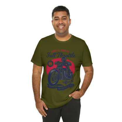 FULL THROTTLE Parts & Service - Unisex Jersey Short Sleeve Tee