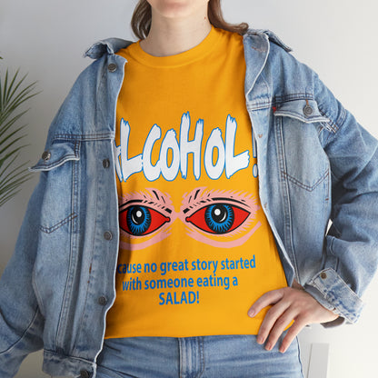 "ALC****" vs Salad - Funny Unisex Heavy Cotton Tee - AUS