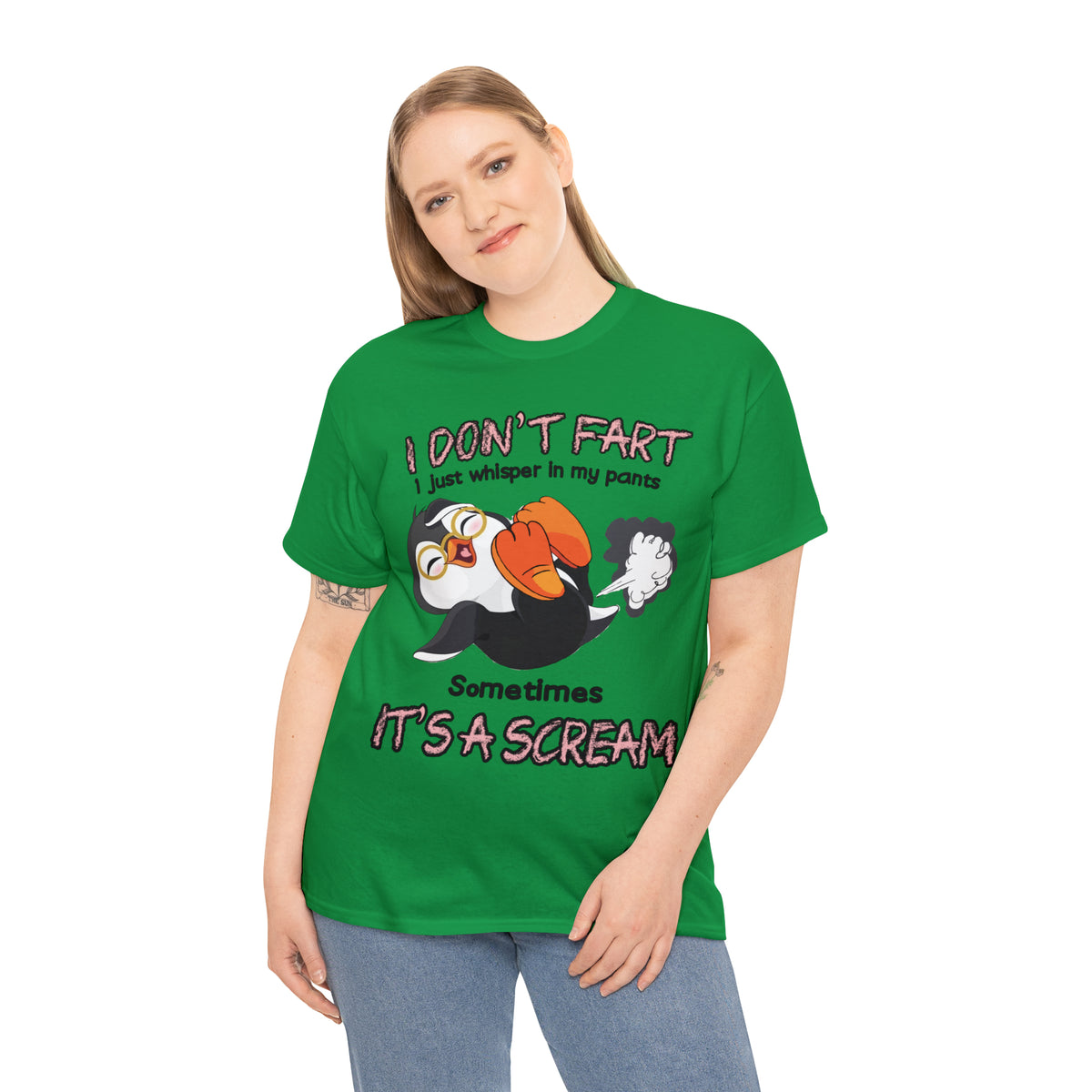 I DON'T FA*T - Funny Unisex Heavy Cotton Tee - USA