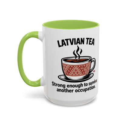Latvian Tea Mug | Latvian Heritage & Humour Gift | BalticAF