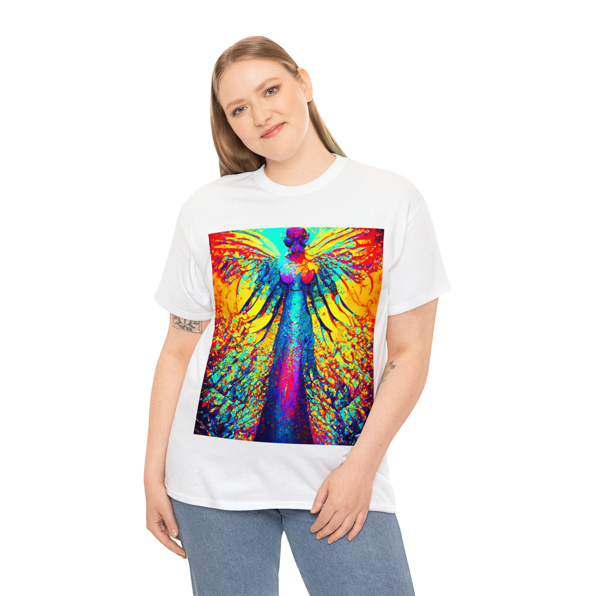 GUARDIAN MOTHER - Airt on a Shirt  - Unisex Heavy Cotton Tee - AUS