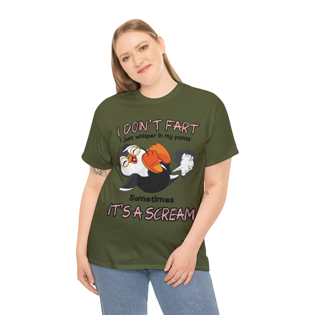 I DON'T FA*T - Funny Unisex Heavy Cotton Tee - USA