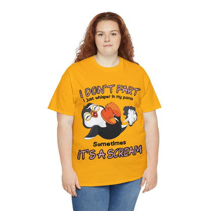 I DON'T FA*T  - Funny Unisex Heavy Cotton Tee - AUS